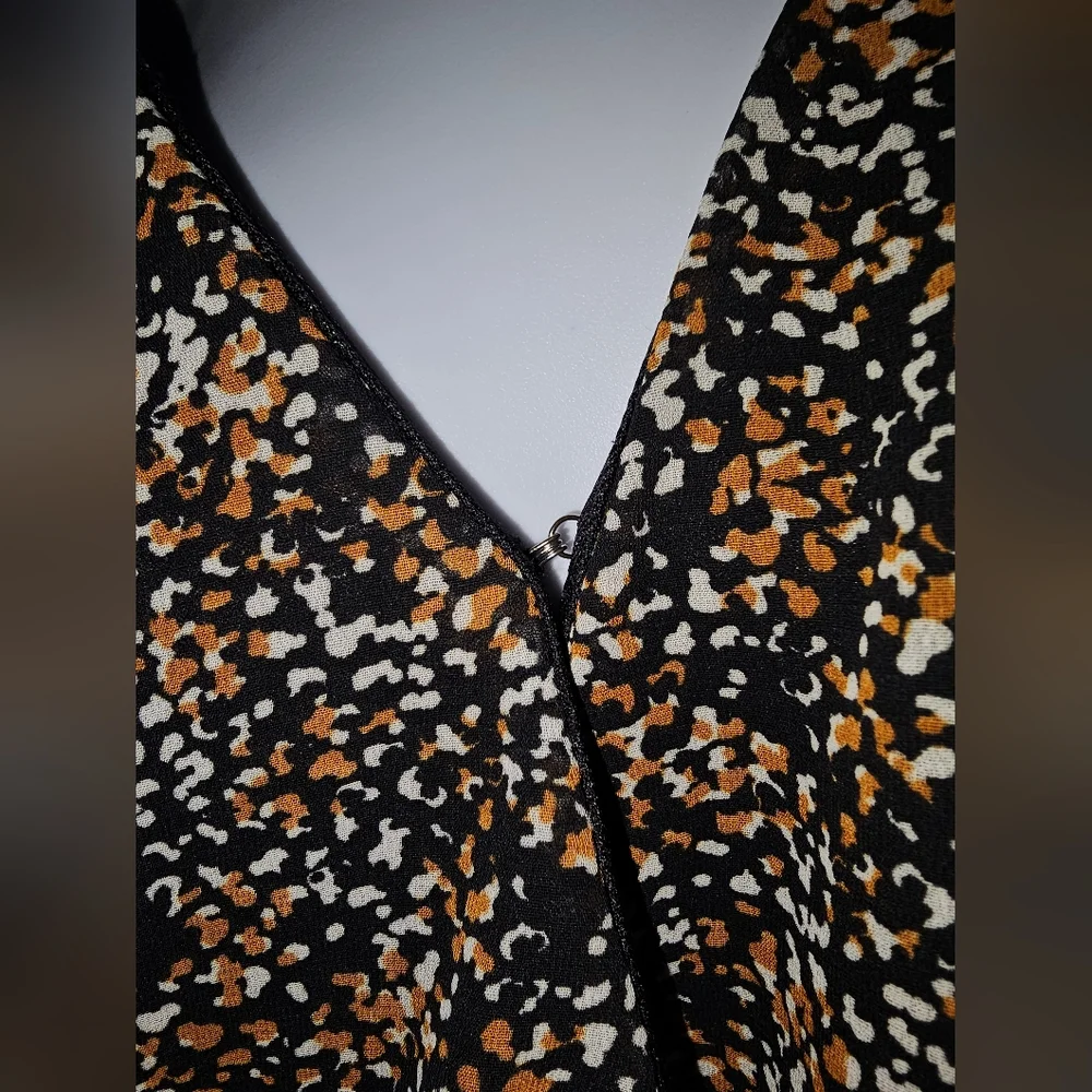 Wrap design blouse colorful - Picture 3 of 5